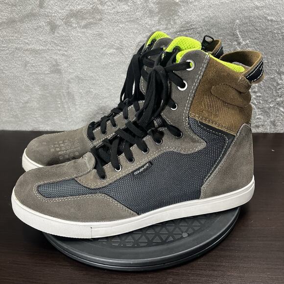 Shima Rebel Vented Men’s Size 12 Eur 46 Mid Boots Lace Up Shoes Brown - Picture 3 of 11